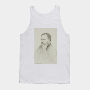 Portrait of Emile Zola by Marcellin Gilbert Desboutin Tank Top